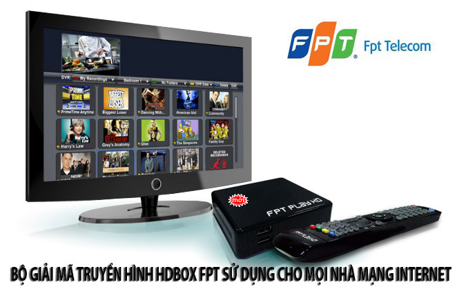 HD box FPT , Bộ giải mã HD mạng internet FPT